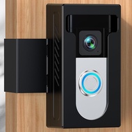 QIBOX No Drill Adhesive Video Doorbell Mount Compatible with Ring/Blink Wireless Video Doorbell Anti