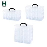 Homyl Tea Cup Storage Cup Storage Container Leakproof Organizer Box Decor Lightweight Handle Storage