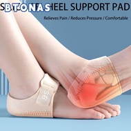 BTONAS 1PAIR Gel Heel Cushion, Reduces Pressure S/L Heel Socks, Comfortable Relieves Pain Anti-Crack