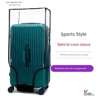 luggage cover protector luggage wheel cover PVC Transparent 37-minute Luggage Case Protective Cover 