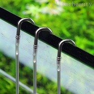 FALLFORBEAUTY Air Tube Connector Heavy Duty U-Shape Effective No Rust Stainless Steel Oxygen Pump Ai