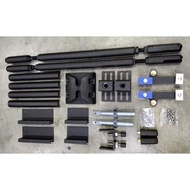 TeeMax Aluminum Trackless Auto Gate System for folding autogate Arm Full Set [13 ft - 18 ft S Size]
