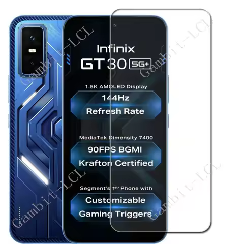 4PCS For Infinix GT 30 5G+ 6.78" Screen Protective Tempered Glass ON InfinixGT30 Pro GT30Pro GT30 30