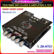 TDA7498 AMPLIFIER CLASS D HIFI 2.1 CH BLUETOOTH 5.0 ZK-HT21 ZK-HT22