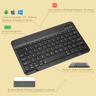 GOOJODOQ 9.7/10 Inch Wireless Bluetooth Keyboard Lightweight Portable For iPad Phone Colorful Keyboa