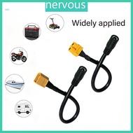 NERV Black PVC XT60H to DC5521 5521 Barrels Connector Cable for FPV Power Cord