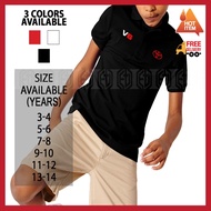 Baju Polo Kolar T Shirt Toyota V6 Sulam Cotton Budak Kids Kanak Lelaki Boys Pakaian Fashion Motorspo