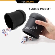 Classic Shake Dice Cup with 5 Dices 摇骰子 骰子盅杯盖 Dice Game