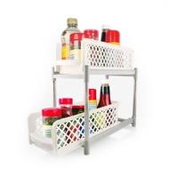 Portable 2 Tier Basket T0Je