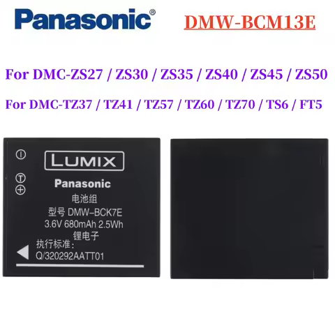 Original battery DMW-BCM13E DMW BCM13 for Panasonic ZS30 ZS35 ZS40 TZ60 ZS45 DMC-TZ57 ZS50 TZ70 ZS27