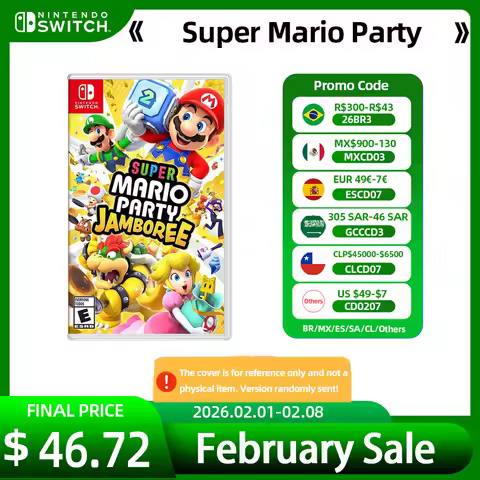 Super Mario Party Jamboree Nintendo Switch Game 100% New Physical Game Card Party Genre Board Game f