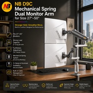 North Bayou D9C Mechanical Spring Dual Arm for size 27"-50"