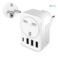 Mary MultiDevice Charging Travel Adapter 240 v 110V Converters UK to German Socket