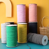 5yards/Lot 3mm Elastic Ribbon Sewing Elastic Band Fiat Rubber Band For Waist Band Stretch Rope DIY M