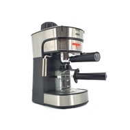 SKG เครื่องชงกาแฟสด 800W 0.2ลิตร ถ้วยกรอกจุ 4ช๊อต รุ่น SK-1211 สีเงิน (แถมเครื่องบดกาแฟ)