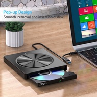 V6Burner Portable External USB3.0/Type-C Dvd-Rw Disc Optical Drive Dvd-Rom Burner Multifunction DVD 