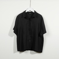 Chewa LINEN BOXY Shirt - เสื้อเชิ้ตผ้าลินิน 100%  - LN38