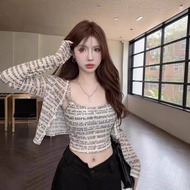 2-Piece Top Set Women | Set Baju Wanita 2 Piece | Office Wear Korean Style