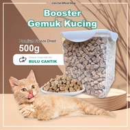 Booster Gemuk Kucing Makanan Ayam Kering Freeze Dried Pet Food 500g Chicken Cube For Cat Food  Treat