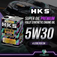 HKS Engine Oil Fully Synthetic Lubricant 5W30 10W40 0W20 Minyak Hitam HKS Super Oil Premium