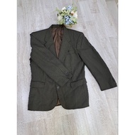 Used Men's Suit ️ D'hommeahommeahomme Brand Size L XL Chest 44"