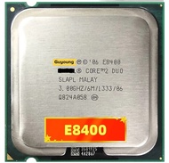 Core 2 Duo E8400 E 8400เครื่องประมวลผลซีพียู3.0Ghz 6M 1333GHz ซ็อกเก็ต775