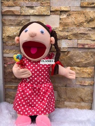 BONEKA TANGAN MULUT TERBUKA ANEKA MUPPET LUCU MAINAN ANAK BONEKA TANGAN UNTUK DONGENG MULUT BISA BU
