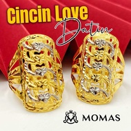 Cincin Love Datin Chrome Emas 916 Tulen Cincin Panjang Emas 916 Cincin Love Datin Chrome Emas 916 Tu