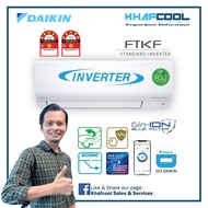 DAIKIN 1.0HP-2.5HP R32 INVERTER WALL MOUNTED FTKF SERIES