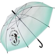 🆕 #Disney代購 JP🇯🇵 📦預購 日本限定 Disney 迪士尼 The Little Mermaid 小美人魚 Umbrella 透明印花雨傘直遮🌂