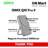 IDMIX Magnetic Powerbank 35W 10000mah 15W Wireless Charging Q10 Pro II | 1 Year Warranty