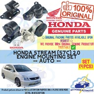HONDA STREAM (S7C) 2.0 (AUTO) 100% ORIGINAL HONDA GENUINE PARTS ENGINE MOUNTING (SET)