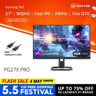 PRISM+ PG27X Pro 27" Fast IPS 240Hz 1ms WQHD Mini-LED 157% sRGB eSports Grade Adaptive-Sync Gaming M