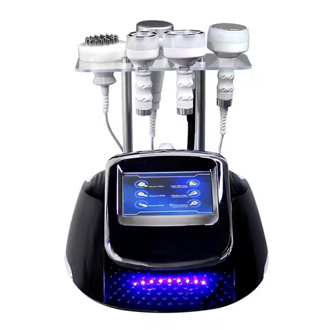 5D 80k Cavitation + RF+Vacuum Body Slimming Fat Burner Health Machine 6 in 1 Ultrasound Massager Wei