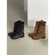 Cowgirl Style 2025 Genuine Leather Thick Heel Western Cowboy Boots for Women