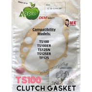 CLUTCH Gasket Suzuki TS100 / TS125 ER🍎 Apple Gasket Clutch Cover TS100ER / TS125ER / TS125N / TF125