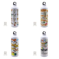 Hamtaro Collage Anime 90s Pattern Sport Bottle