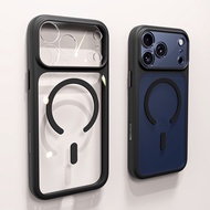 JUJI Clear Shockproof Magnetic Phone Case For IPhone 17 17Pro Max Air Active Touch Camera Button Wir