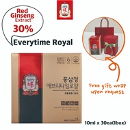 Cheong Kwan Jang KOREAN RED GINSENG EXTRACT EVERYTIME ROYAL 10ml x 30 PACKS Korean 6-year-old Red Ginseng