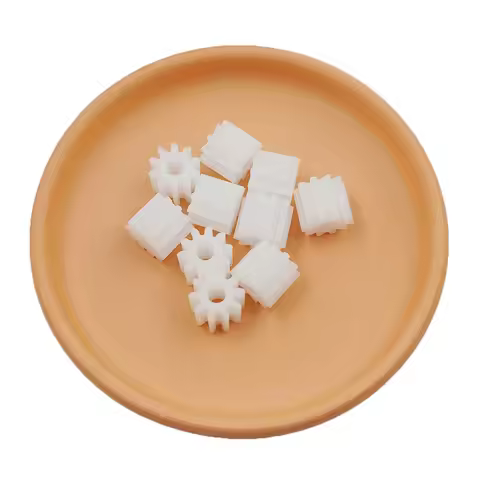 11T 0.7M White POM Plastic Gear OD9.1mm Hole 3/4/5mm Available 11z DIY Repair Pinion Parts 113A 114A