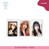 GFRIEND POB - EUNHA UMJI YERIN SINB SOWON OFFICIAL PHOTOCARD