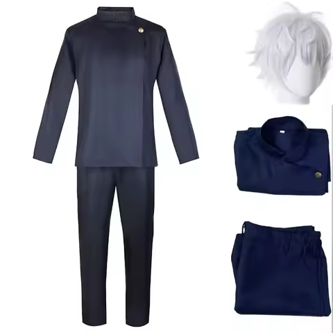 Gojo Satoru Cosplay Costume High School Uniform Suit Halloween Costume Men Adult Gojo Satoru Full Se