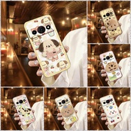 Cartoon Anti-dust Phone Case For ZTE Nubia P7 Pro 5G/Optus X Value 5G Plush Protective Durable Full 