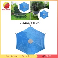 [Baosity1] Trampoline Shade Cover Trampoline Sun Protection Cover Rainproof Protective Cover Trampolines Canopy for Outdoor Backyard