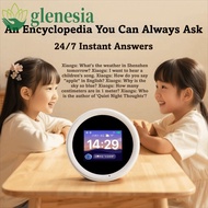 GLENESIA N2 Smart Alarm Clock, AI Dialogue AI Technology AI Speaker, Touch Screen Self-discipline Se