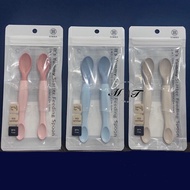 🔥STOCK🔥Simba Dual Side Spoon / Soft Tip Flexible Feeding Spoon - 2pcs/set美味软质汤匙sudu dua sisi/sudu Tip lembut fleksibel
