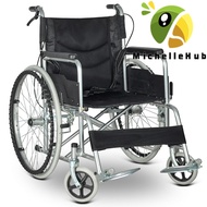 【รับประกัน 3 ปี】เก้าอี้รถเข็น วีลแชร์พับได้ Wheelchair รถเข็นผู้ป่วย สะดวกสบายและปลอดภัย พกพาสะดวก เหมาะสำหรับผู้สูงอายุ ผู้ป่วย คนพิการ