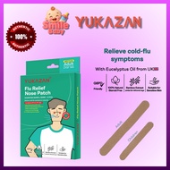 Yukazan Adult Flu Relief Nose Patch 6'S G6PD Friendly Suitable for Sensitive Skin / Sinus / Stuffy N