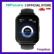 HiFuture Zone 2 Black Color Smart Watch 1.96-inch IPS Display Wireless Call Heart Rate Monitor 7Days