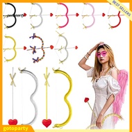 gotoparty|  Romantic Gift Family Event Prop Set Valentine's Day Heart Shape Bow Prop for Photography